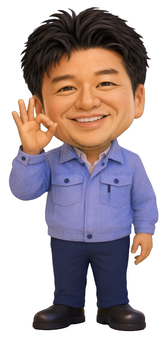 つなぐの案内役（代表のキャラクター）がOKサインをしている